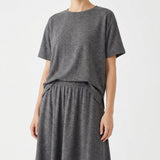 Grey Heathered-Marl French Terry, Poly-Viscose