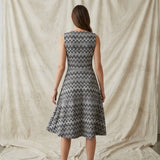Black Chevron Jacquard, Polyester, 248 gsm