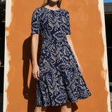 Off-White Floral Jacquard, Polyester, 240 gsm