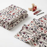 Black Leaves Jacquard, Polyester, 355 gsm