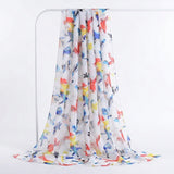 White Birds Chiffon, Polyester