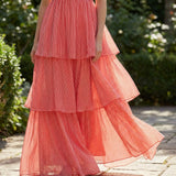 White Vertical-Stripe Chiffon, Polyester, 75 gsm