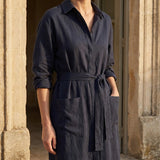 Black Linen-Look, Polyester