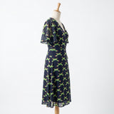 Green Foxes Chiffon, Polyester