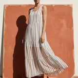 Black Chevron Chiffon, Polyester
