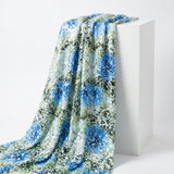 Blue Sequins Mesh, Polyester