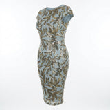 Gold Sequin Mesh, Polyester, 200 gsm, 140 cm