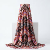 Red Openwork Jersey Knit, Polyester
