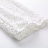 White Floral Lace, Nylon, 106 gsm