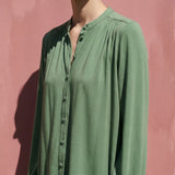 Viscose Stretch Jersey Knit Fabric, 200 gsm, 150 cm — Green, ref EF-272948 — mockup: scene