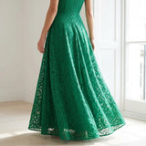 Green Floral Lace, Nylon-Cotton, 140 gsm — mockup: scene