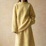 100% Polyester Minky Fabric, 290 gsm, 160 cm — Yellow — mockup: scene