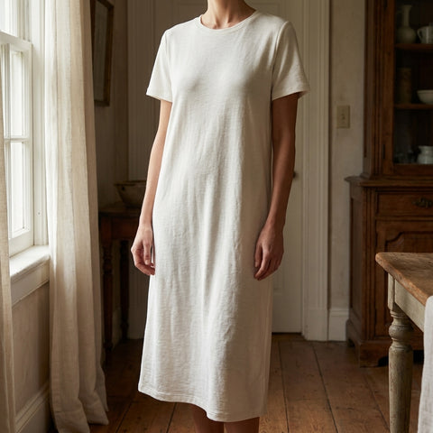White Textured ITY Knit, Polyester