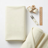 Cotton Polyester French Terry Fabric, 320 gsm, 165 cm — White — mockup: sweatshirt hoodie