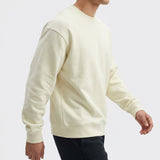 Cotton Polyester French Terry Fabric, 285 gsm, 175 cm — Khaki — mockup: sweatshirt hoodie