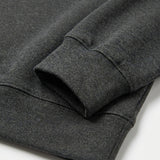 Dark Grey Marl Rib Knit, Poly-Viscose, 350 gsm — mockup: sweatshirt hoodie