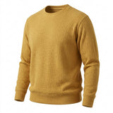 Slub Cotton Stretch Rib Knit Fabric, 370 gsm, 150 cm — Yellow — mockup: sweatshirt hoodie