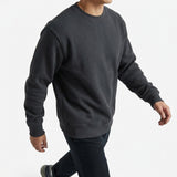 Cotton Polyester Stretch Rib Knit Fabric, 380 gsm, 130 cm — Grey — mockup: sweatshirt hoodie