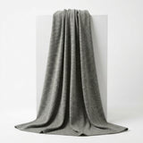 Heathered Grey Marl Rib Knit, Cotton-Poly, 430 gsm — mockup: sweatshirt hoodie