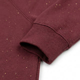 Gold Dots French Terry, Poly-Cotton — mockup: sweatshirt hoodie