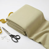 Polyester Cotton Fleece Fabric, 364 gsm, 148 cm — Khaki — mockup: sweatshirt hoodie