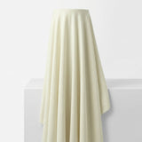 Brushed Viscose Polyester Stretch French Terry Fabric, 190 gsm, 160 cm — Beige — mockup: sweatshirt hoodie