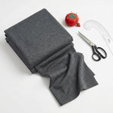 Heather Grey Marl French Terry, Cotton-Poly, 245 gsm — mockup: sweatshirt hoodie