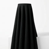 Yarn-Dyed 100% Polyester French Terry Fabric, 313 gsm, 182 cm — Black — mockup: sweatshirt hoodie