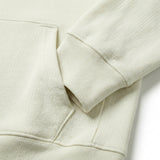 Polyester Stretch Rib Knit Fabric, 350 gsm, 140 cm — Beige — mockup: sweatshirt hoodie