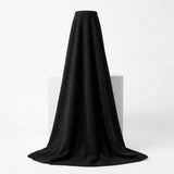 Polyester Viscose Blend French Terry Fabric, 360 gsm, 170 cm — Black — mockup: sweatshirt hoodie