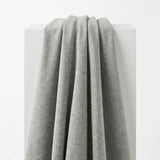 Grey Marl Rib Knit, Cotton, 360 gsm, 149 cm — mockup: sweatshirt hoodie