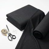 Dark Grey Pinstripe Rib Knit, Viscose, 450 gsm — mockup: sweatshirt hoodie