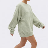 Heather Polyester Cotton French Terry Fabric, 320 gsm, 180 cm — Grey — mockup: sweatshirt hoodie