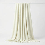 Viscose Polyester Blend Rib Knit Fabric, 350 gsm, 150 cm — White — mockup: sweatshirt hoodie