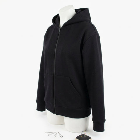 Black Rib Knit, Cotton