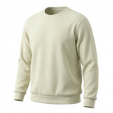 Cotton Stretch Rib Knit Fabric, 380 gsm, 115 cm — Yellow — mockup: sweatshirt hoodie