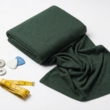 Dark Green Marl Jersey Knit, Cotton, 130 gsm, 150 cm — mockup: tshirt