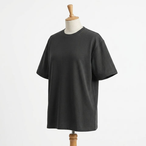 100% Cotton Jersey Knit Fabric, 210 gsm, 160 cm — Black