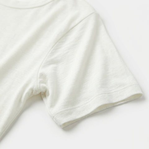 White Jersey Knit, Cotton-Modal