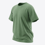 Viscose Stretch Jersey Knit Fabric, 200 gsm, 150 cm — Green, ref EF-272948 — mockup: tshirt
