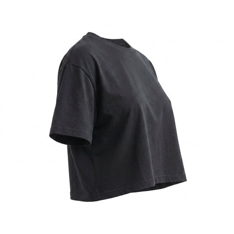 100% Cotton Jersey Knit Fabric, 210 gsm, 180 cm — Black, ref EF-275363
