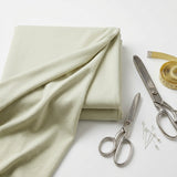 Cotton Modal Stretch Jersey Knit Fabric, 170 gsm, 160 cm — White — mockup: tshirt