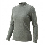 Grey Marl Jersey Knit, Cotton-Poly, 165 gsm — mockup: tshirt