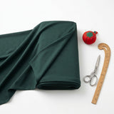 Washed Modal Polyester Stretch Jersey Knit Fabric, 190 gsm, 160 cm — Green — mockup: tshirt