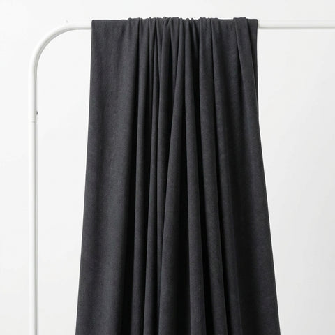 Dark Grey Marl Jersey Knit, Modal