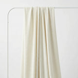 100% Polyester Rib Knit Fabric, 264 gsm, 174 cm — White — mockup: tshirt