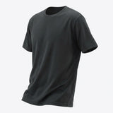 100% Polyester Jersey Knit Fabric, 155 gsm — Black — mockup: tshirt