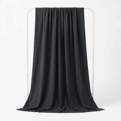 100% Cotton Jersey Knit Fabric, 240 gsm, 185 cm — Grey