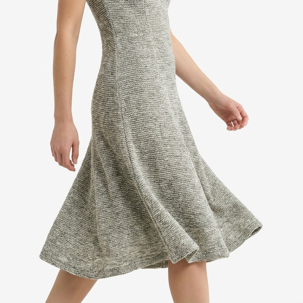 Jacquard Chunky Knit Fabric rendered