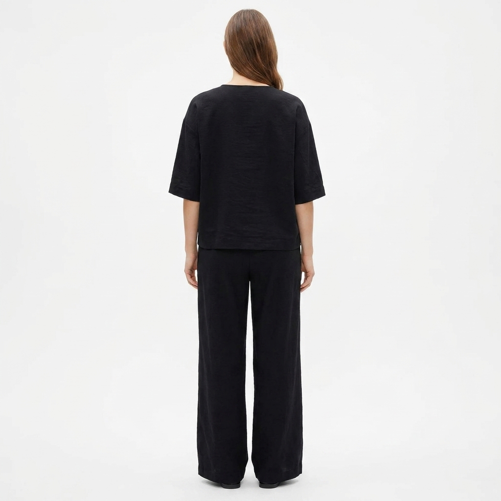 Nylon Stretch Linen-Look Fabric rendered